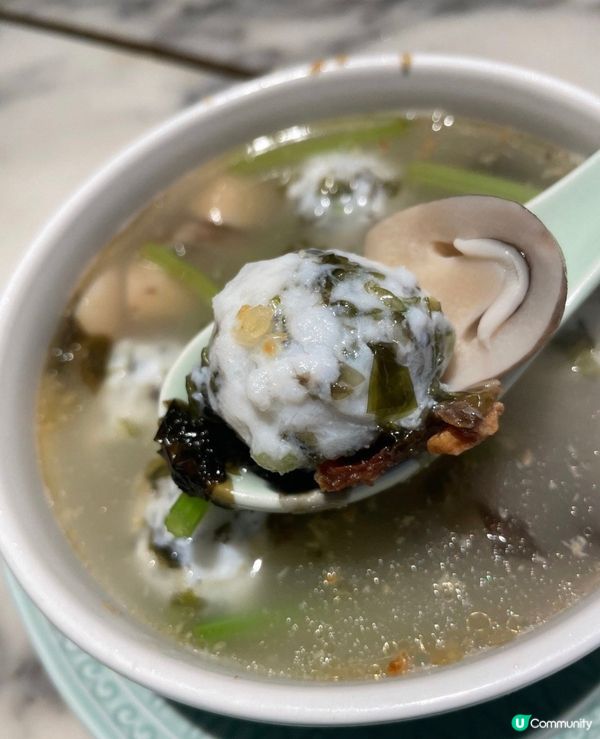 紫菜墨魚丸湯