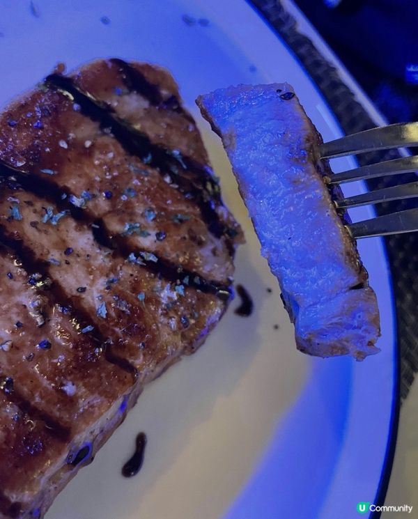 香煎美國黑豚豬肉眼，意大利黑醋醬