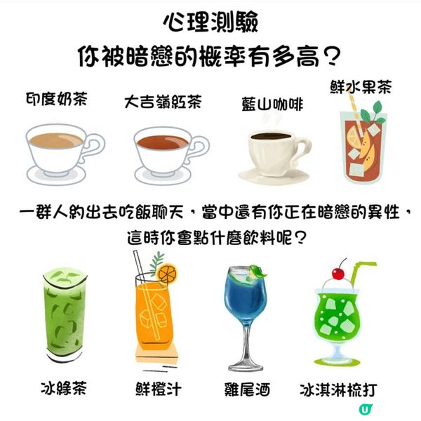 心理測驗～你被暗戀的概率有多高？