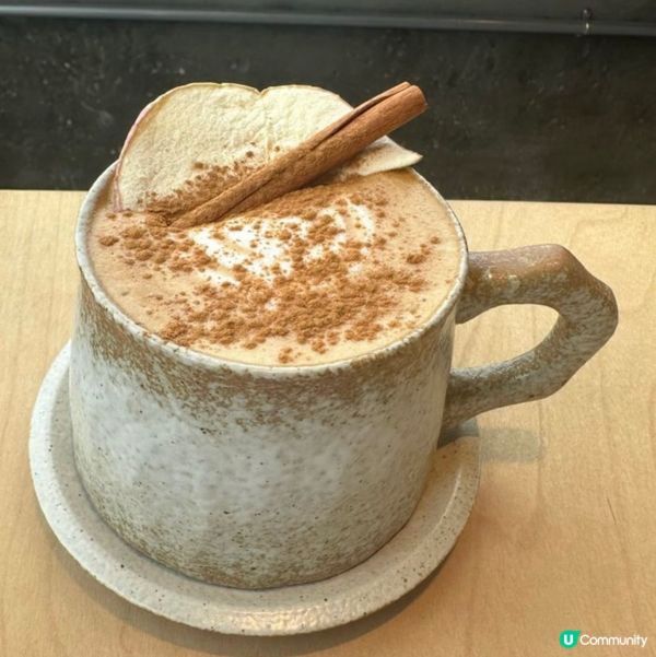 蘋果肉桂，牛奶咖啡