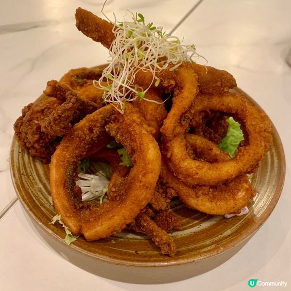 酥炸魷魚圈爽口彈牙