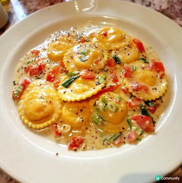 鮮忌廉意大利雲吞好睇又好食