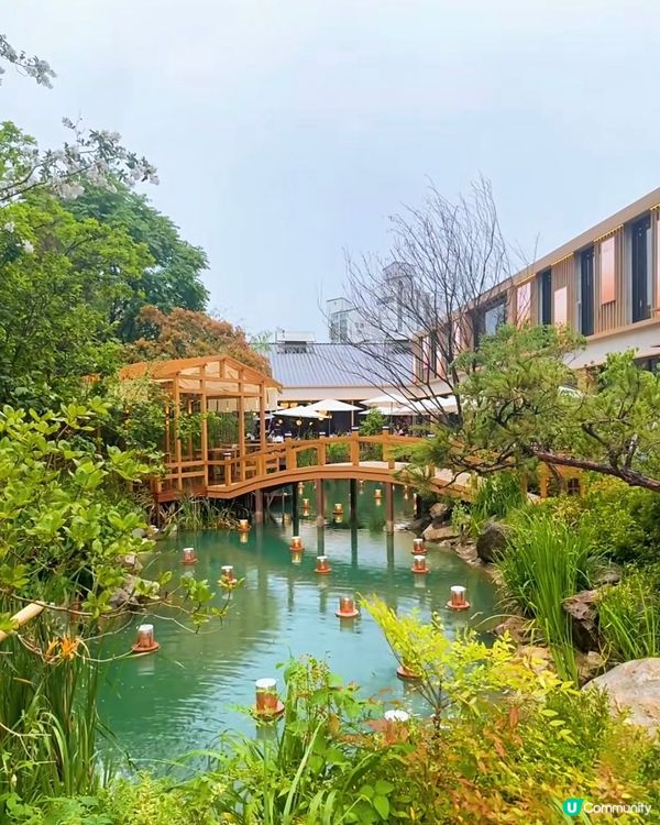 氛圍感🈵🈵水塘庭院餐廳集合空間!