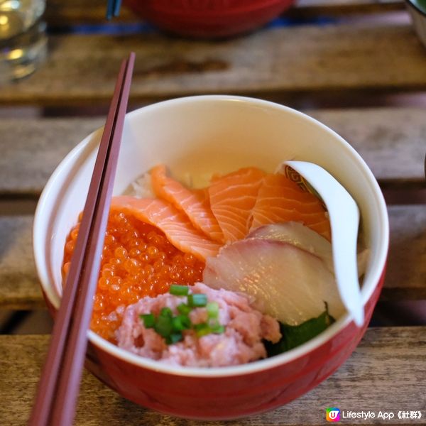 黃竹坑搵食！四色刺身丼，超抵食！🍣🤤