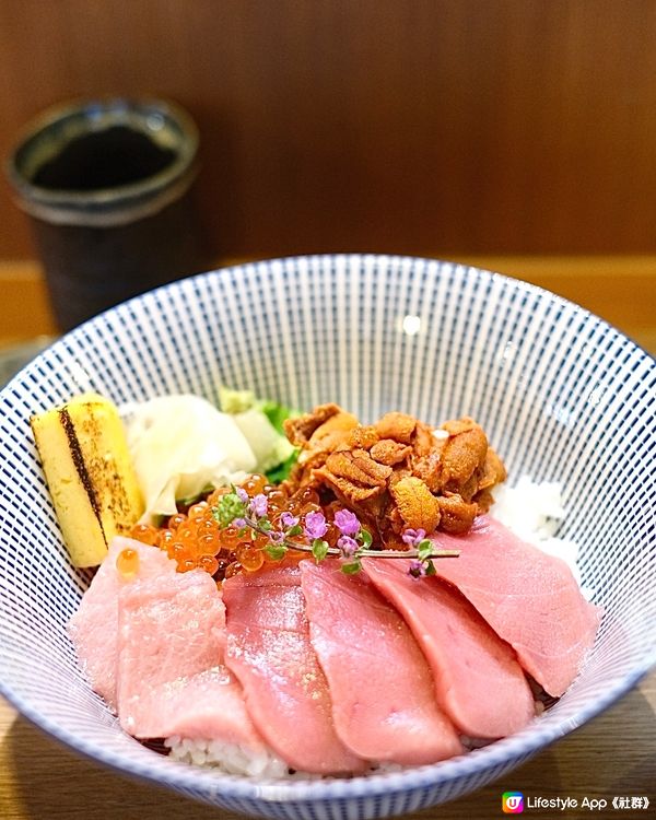 海膽蟹肉蟹膏拖羅丼飯大滿足