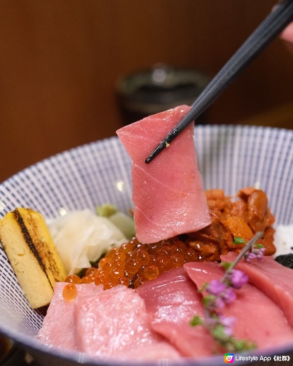 海膽蟹肉蟹膏拖羅丼飯大滿足