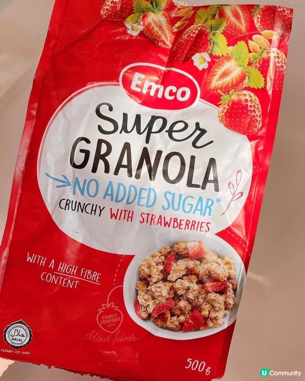 無糖Granola😍減肥必食士多啤梨脆脆🍓No Sugar 