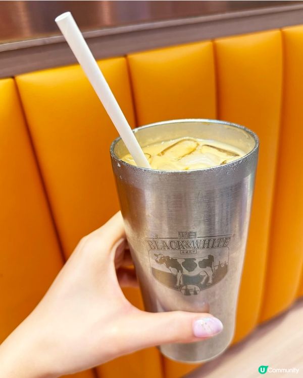 😋下午茶餐我至愛炸髀薯角加上凍奶茶😋