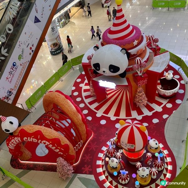 油塘大本型熊貓🐼迎接聖誕節
