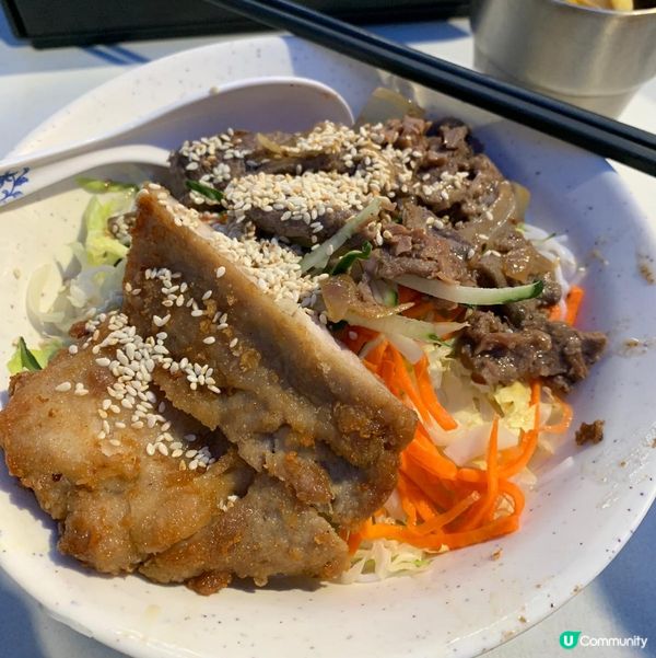 灣仔抵食下午茶 香茅豬扒豬肉撈檬