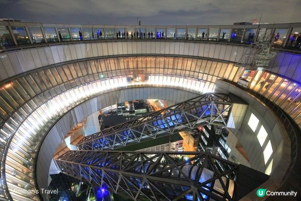 【梅田藍天大樓】大阪浪漫夜景與城市燈火交織之地！