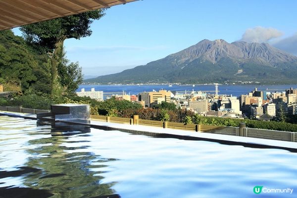 【鹿兒島】遠眺櫻島的露天溫泉、九州第1自助早餐—城山觀光酒店