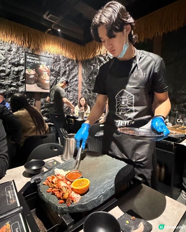 朗豪坊韓燒JEJU🔥石頭風裝修！🤤