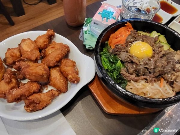 韓國石頭鍋飯熱辣辣