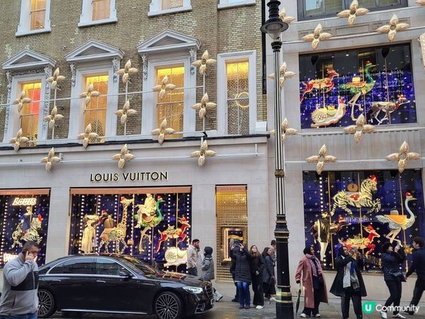 英國倫敦華麗的聖誕裝飾