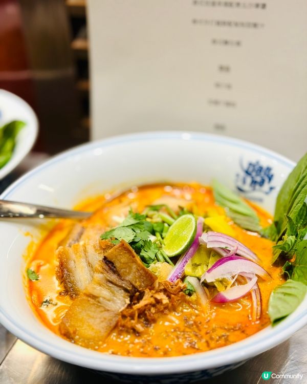 必試泰北菜！船面咖哩湯麵正！🍜😋