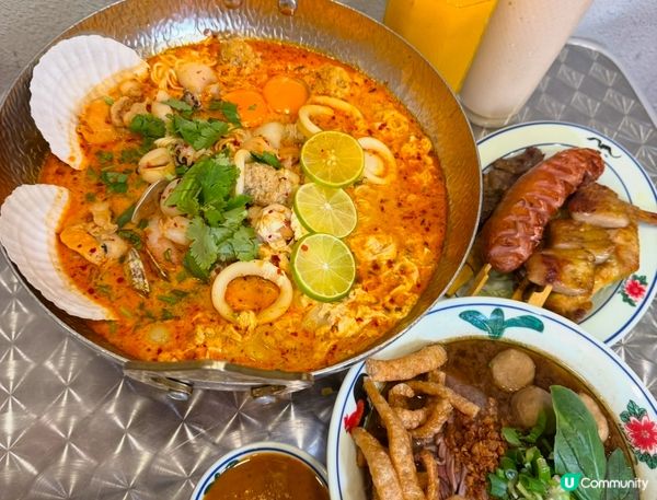 🌟人氣冬陰海鮮媽咪麵+足料和牛船麵