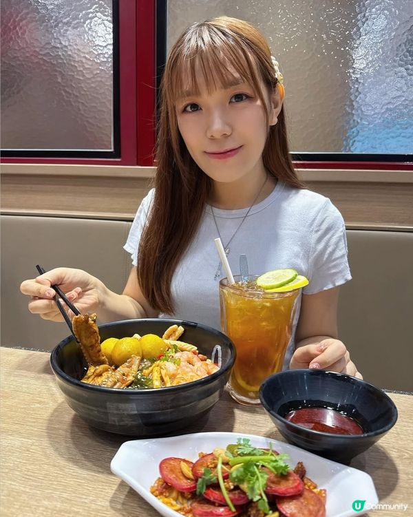 姐姐不打不雙色檸檬茶