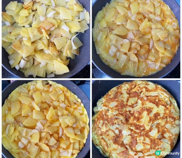 西班牙蛋餅，全是原形食物，優質澱粉質👍🏻