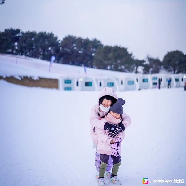 韓國滑雪⛷️ CP值超高！小朋友玩雪玩到唔捨得走