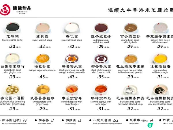 9年米芝蓮推介嘅佳佳甜品