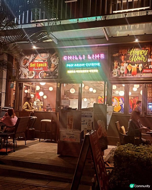 將軍澳海旁😍東南亞餐廳，露天座位chill到爆 😎