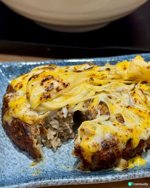 【稻庭烏冬祭】 火炙三重拉絲芝士漢堡🔥🧀🥩
