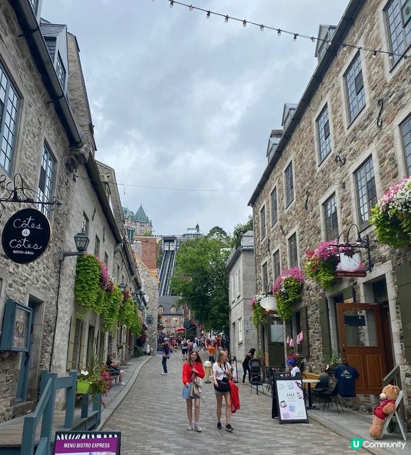 魁北克城真的太美了，每一個小巷子都像油畫一樣。這裡的服務態度...