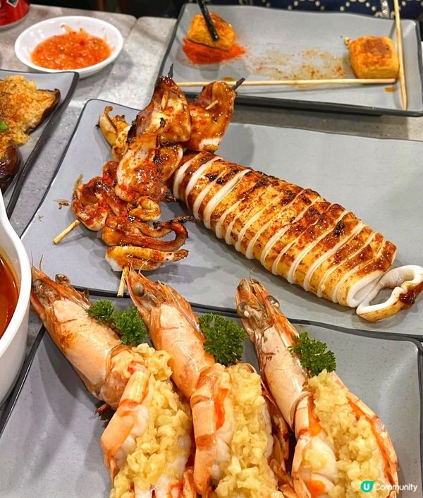 牛油開邊大花蝦