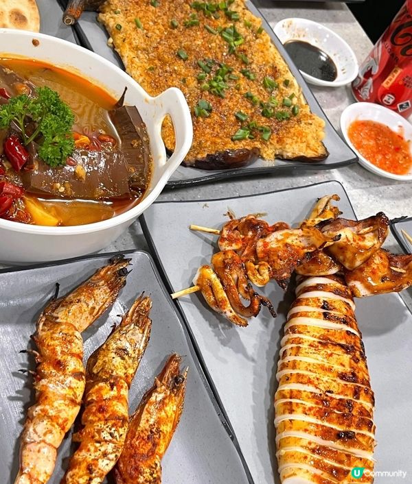 牛油開邊大花蝦