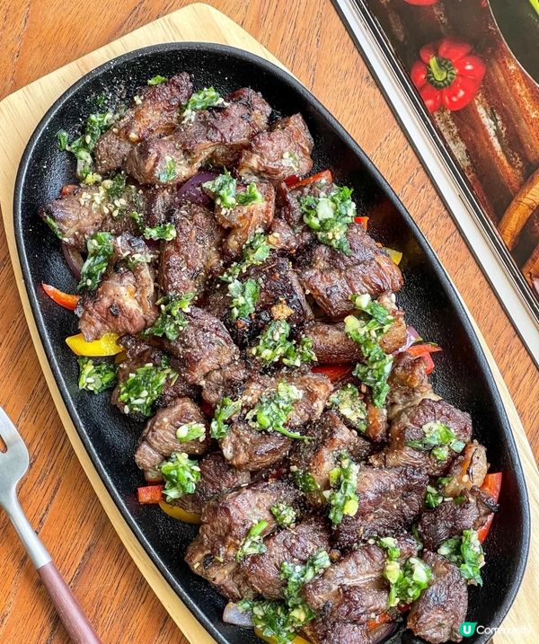 日式盐葱酱香煎牛肋条