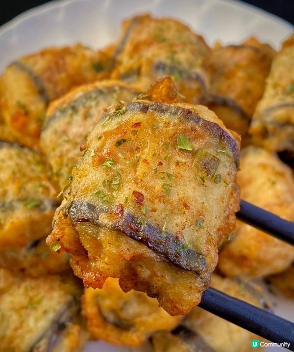 美味的茄子卷這樣做太香啦，一出鍋就驚艷到我了，巨好吃！外焦里...