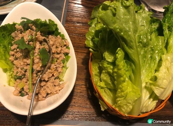 豬肉生菜包-醃肉碎炒得香口，不會過鹹或過酸，豬肉肥瘦適中，口...