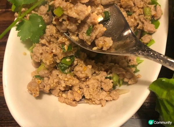 豬肉生菜包-醃肉碎炒得香口，不會過鹹或過酸，豬肉肥瘦適中，口...