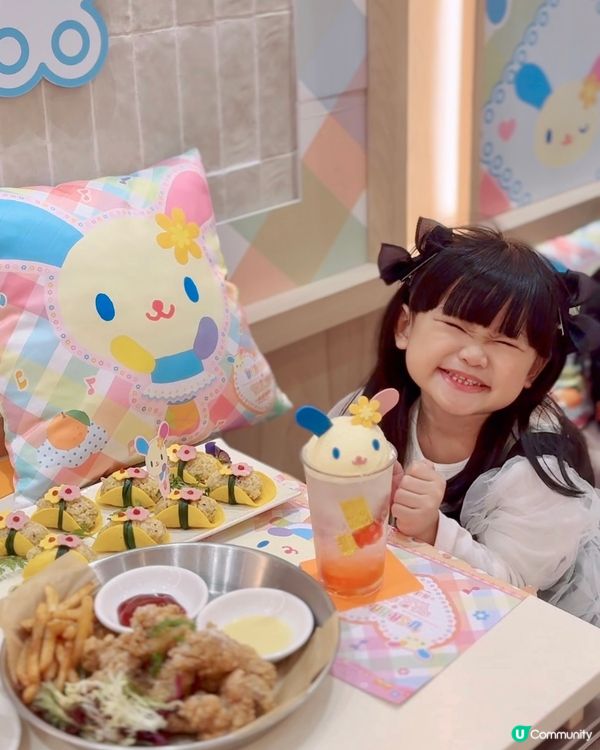Saniro人氣可愛Usahana彩虹兔期間限定主題餐廳打卡