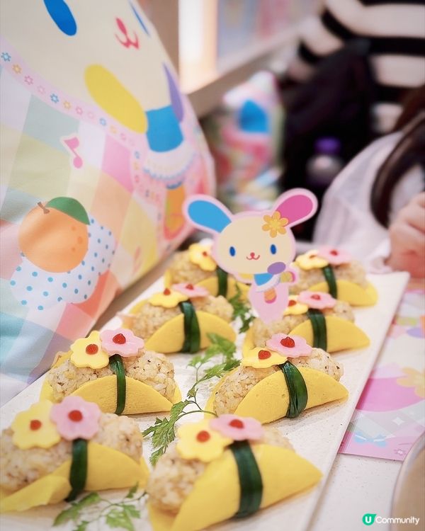 Saniro人氣可愛Usahana彩虹兔期間限定主題餐廳打卡