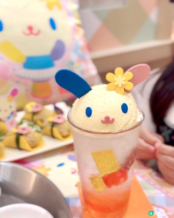Saniro人氣可愛Usahana彩虹兔期間限定主題餐廳打卡