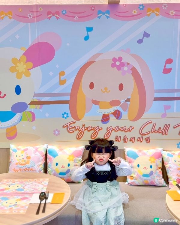Saniro人氣可愛Usahana彩虹兔期間限定主題餐廳打卡
