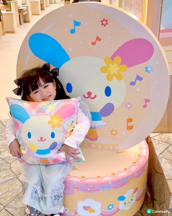 Saniro人氣可愛Usahana彩虹兔期間限定主題餐廳打卡