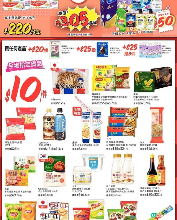 惠康本週激抵優惠攻略：掃貨必睇清單，買滿即送總值 $305 豐富禮品！