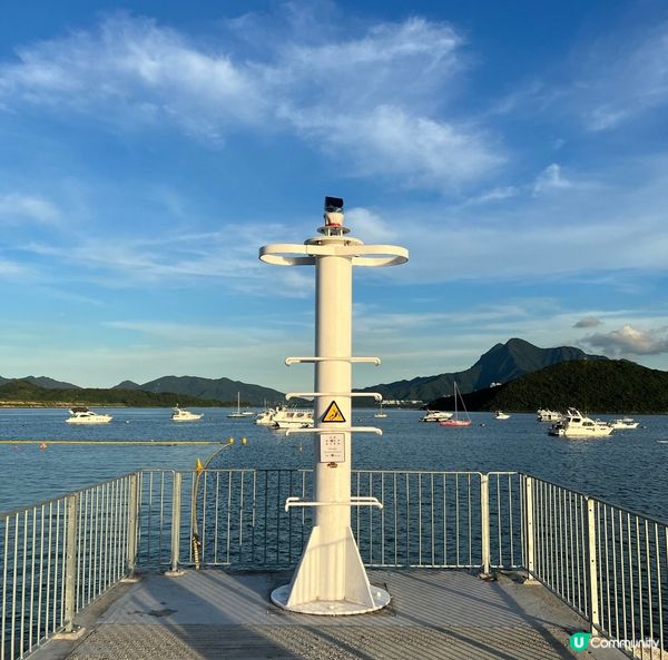 觀賞日落好地方，位於大埔龍尾泳灘旁邊有個位置，可以飽覽成個大...