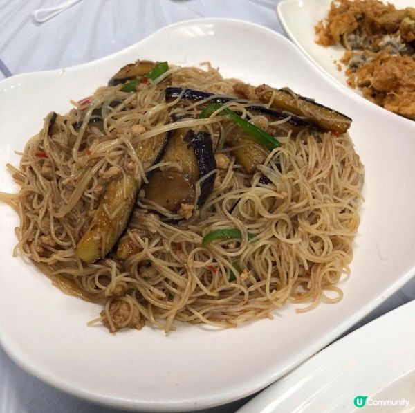 魚香茄子米粉-茄子炸過再炒所以好淋好入味，小小辣辣地好好味，...