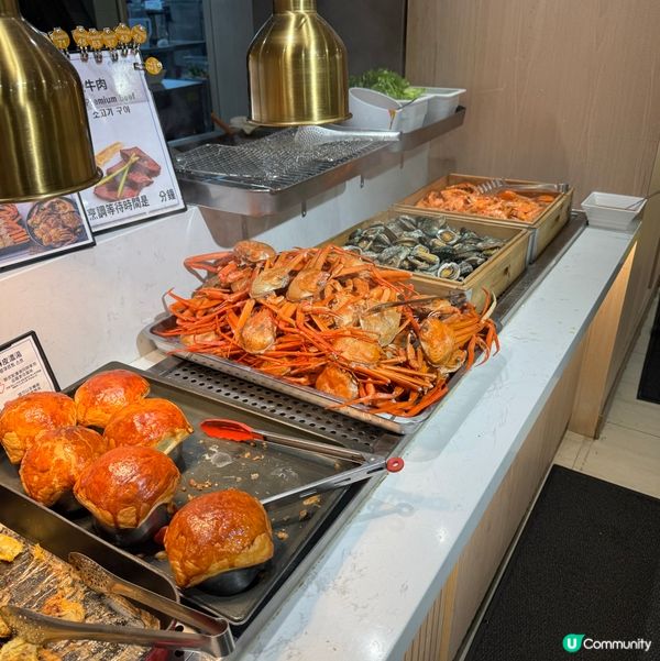 韓式自助餐驚喜😋！醬油蝦蟹超正🦀🦐🐙！ 
