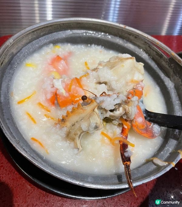 鮮甜蟹粥-夭氣涼兩地食碗蟹粥就最好不過，粥底煮得軟綿綿，食落...