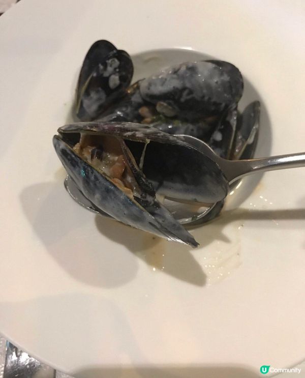 香檳忌廉煮新鮮藍青口-忌廉味好香好幼滑，配搭青口，簡直絕配🤤...