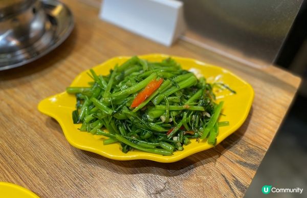 好鍾意去泰國餐廳食泰式炒通菜，好香口之餘最重要鑊氣十足👍