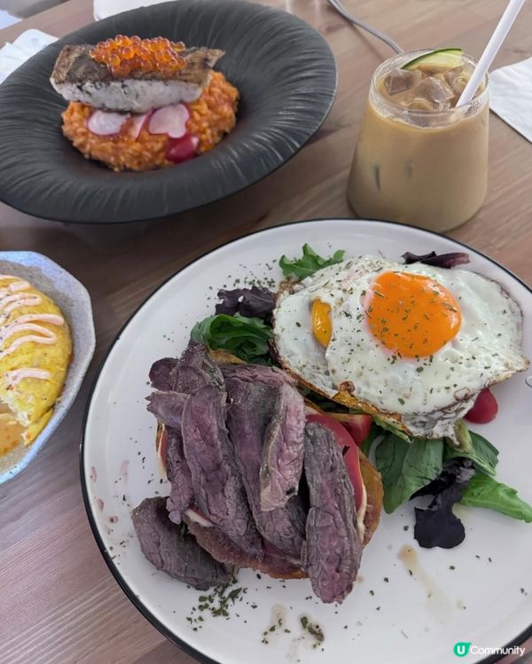 蟹肉明太籽西班牙蛋餅