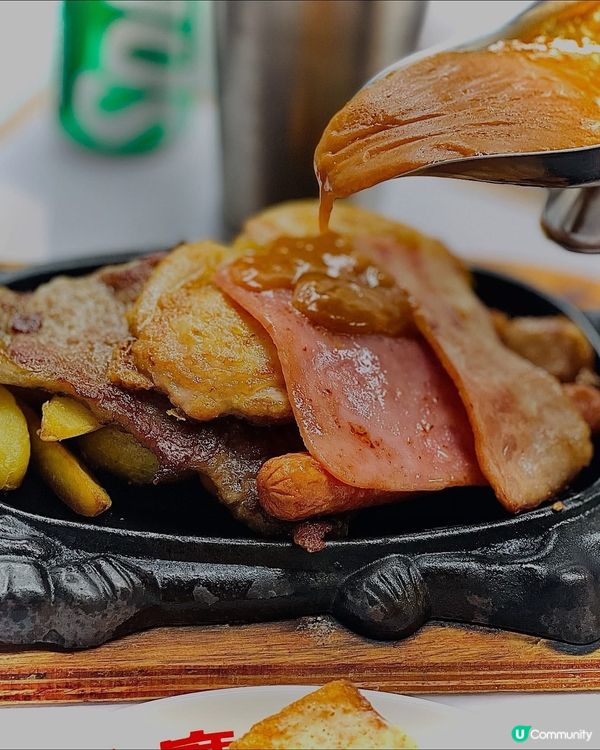 呢度有我心心念念嘅懷舊港式鐵板餐😍