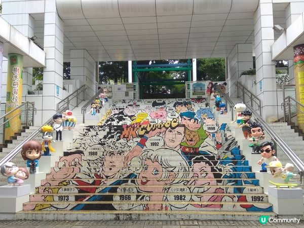 充滿藝術色彩嘅梯級