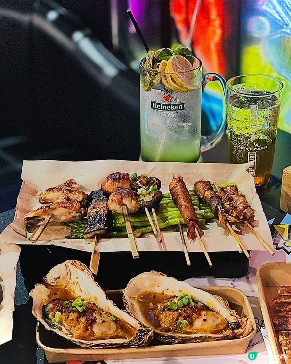 酒吧入面竟然有尖沙咀最平串燒❓❗️$10起仲超好食👍🏻